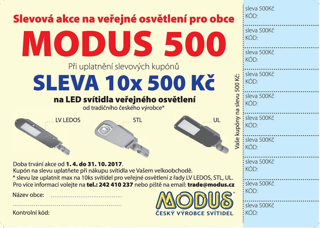 Akce MODUS 500
